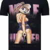 T-shirt Heren - Milf Hunter - Blauw