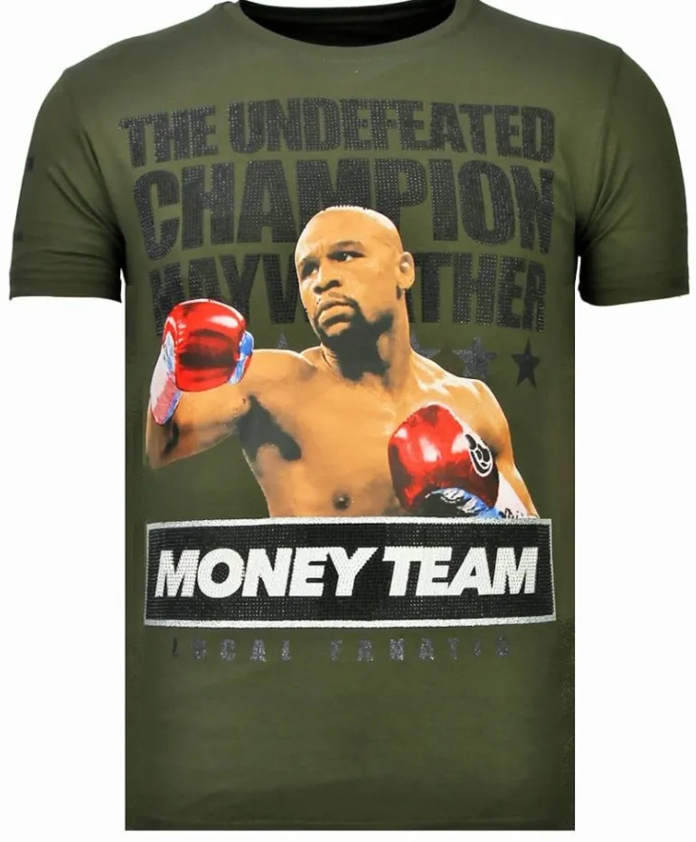 T-shirt Heren - Money Team Champion - Groen