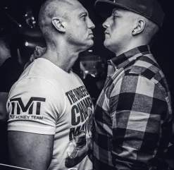 T-shirt Heren - Money Team Champion - Blauw