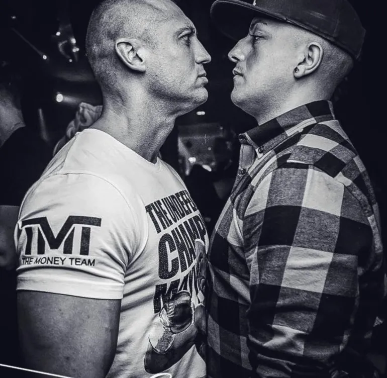 T-shirt Heren - Money Team Champion - Blauw