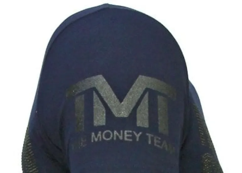 T-shirt Heren - Money Team Champion - Blauw
