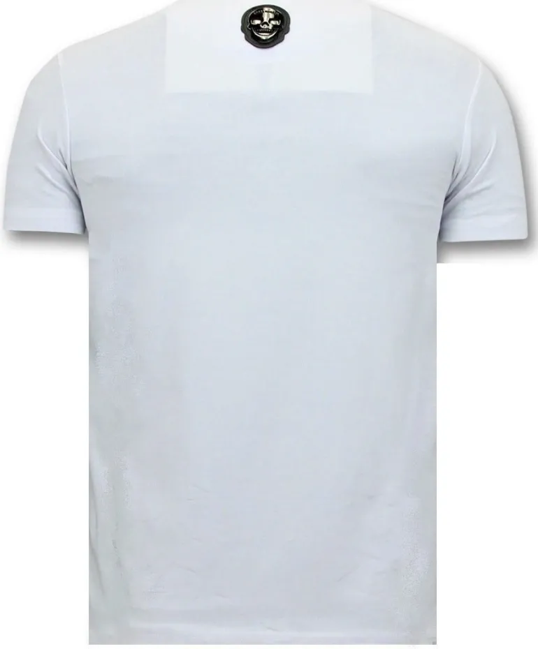 T-shirt Heren - Narcos - Wit