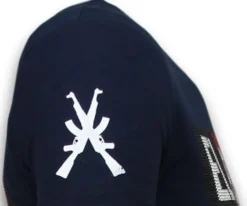 T-shirt Heren - Narcos Billionaire - Blauw