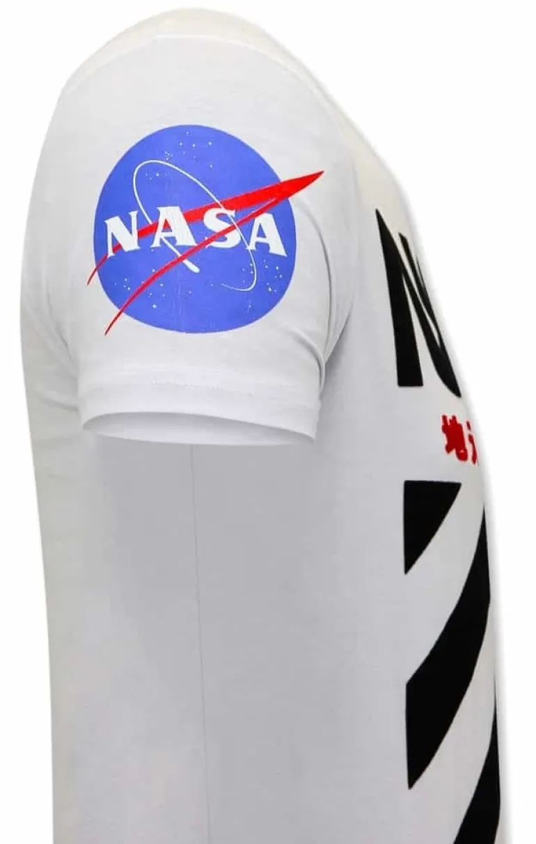 T-shirt Heren - NASA - Wit