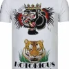 T-shirt Heren - Notorious Tattoo - Wit