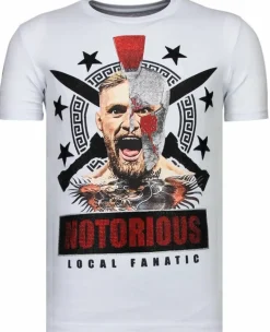 T-shirt Heren - Notorious Warrior - Wit