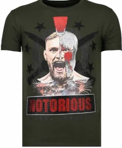 T-shirt Heren - Notorious Warrior - Groen