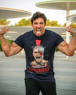 T-shirt Heren - Notorious Warrior - Blauw