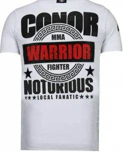T-shirt Heren - Notorious Warrior - Wit