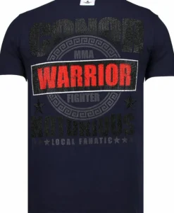 T-shirt Heren - Notorious Warrior - Blauw