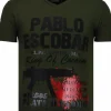 T-shirt Heren - Pablo Escobar Narcos - Groen