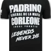 T-shirt Heren - Padrino Corleone - Zwart