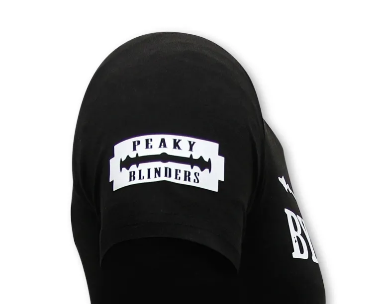 T-shirt Heren - Peaky Blinders - Zwart