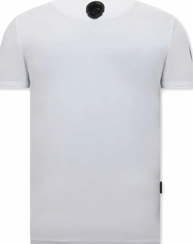 T-shirt Heren - Plata O Plomo - Wit