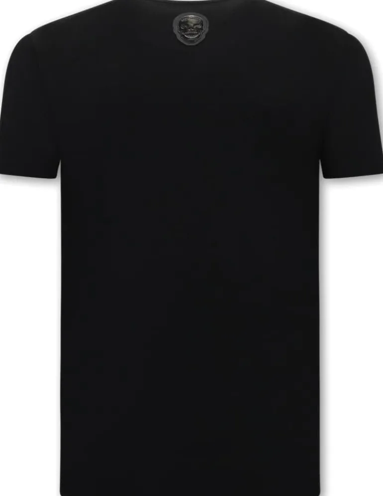 T-shirt Heren - Power Of Duckside - Zwart