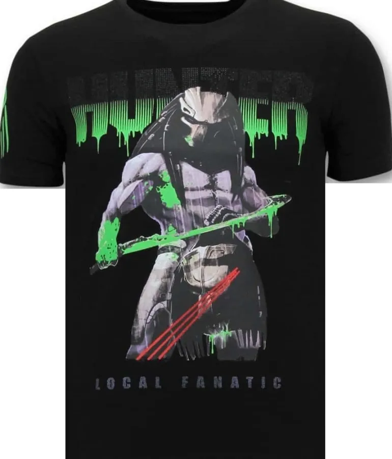T-shirt Heren - Predator Hunter - Zwart