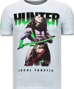 T-shirt Heren - Predator Hunter - Wit