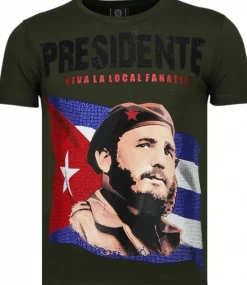 T-shirt Heren - Presidente - Groen