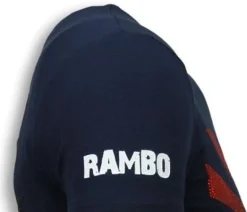 T-shirt Heren - Rambo - Blauw