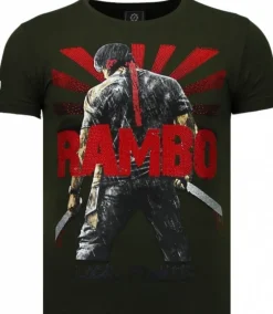 T-shirt Heren - Rambo - Groen