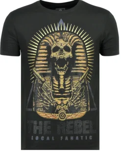 T-shirt Heren - Rebel Pharaoh - Zwart