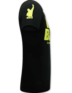 T-shirt Heren - Rocky Balboa - Zwart