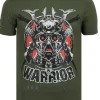 T-shirt Heren - Savage Samurai - Groen
