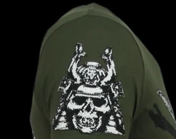 T-shirt Heren - Savage Samurai - Groen