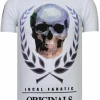 T-shirt Heren - Skull Originals - Wit