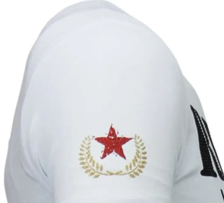 T-shirt Heren - Skull Rebel - Wit