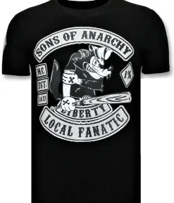 T-shirt Heren - Sons Of Anarchy - Zwart