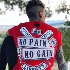 T-shirt Heren - Sons Of Anarchy - Rood