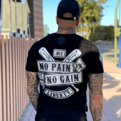 T-shirt Heren - Sons Of Anarchy - Zwart