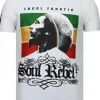 T-shirt Heren - Soul Rebel - Wit