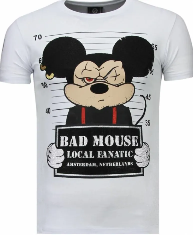 T-shirt Heren - State Prison - Wit