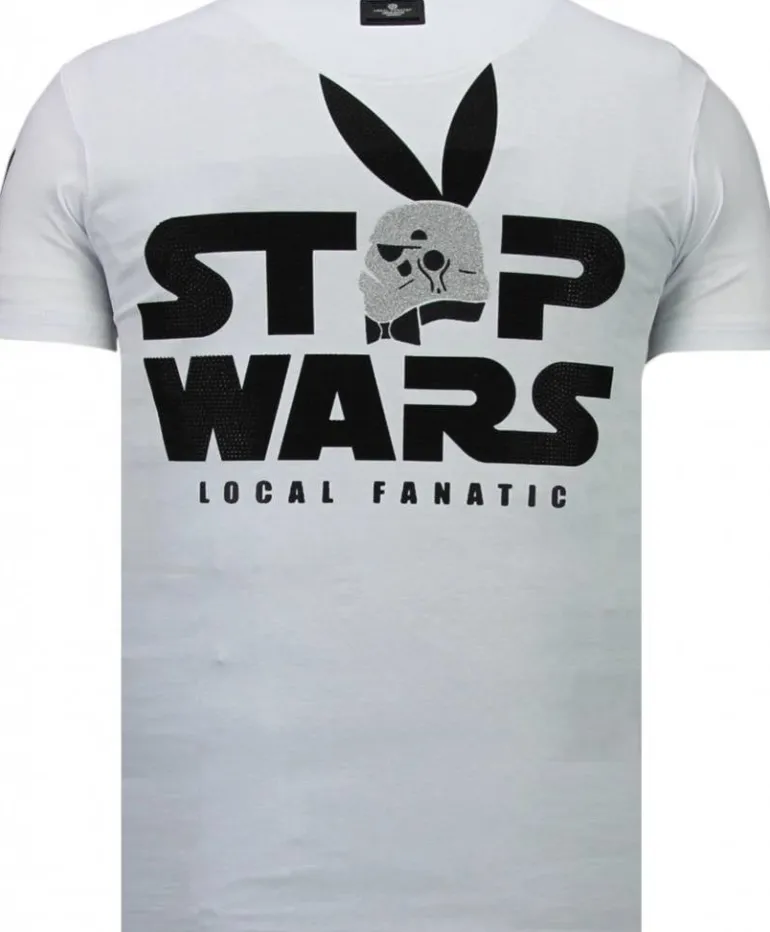 T-shirt Heren - Stormbitch - Wit