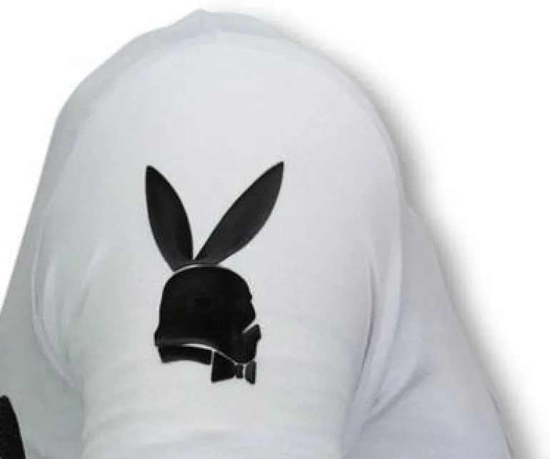 T-shirt Heren - Stormbitch - Wit