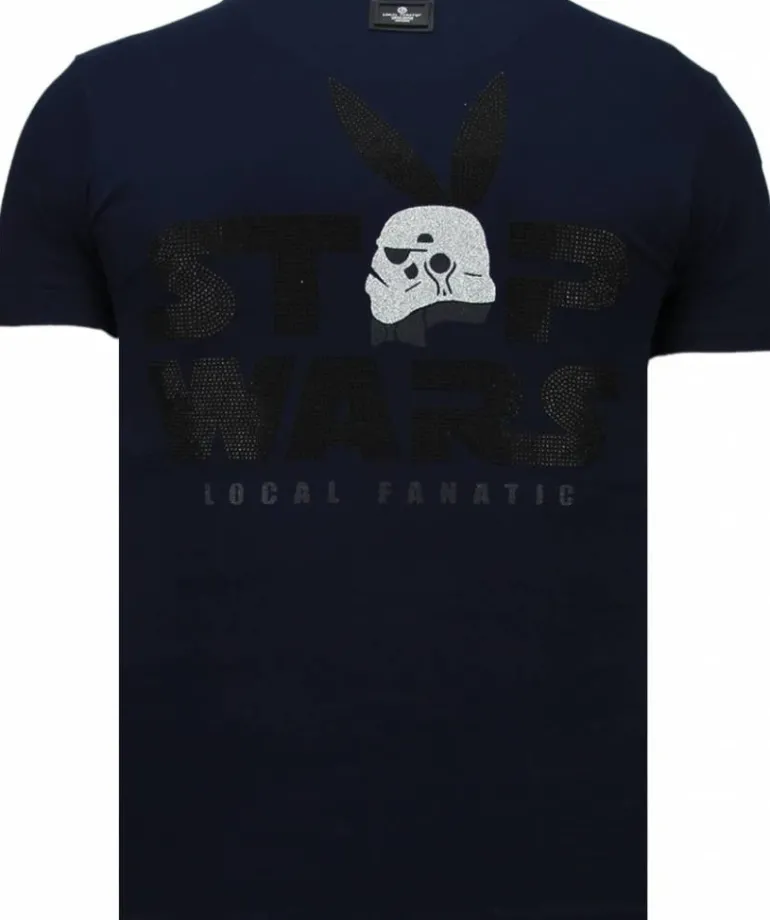 T-shirt Heren - Stormbitch - Blauw