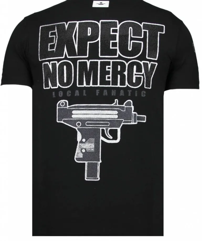 T-shirt Heren - Terror Panda - Zwart