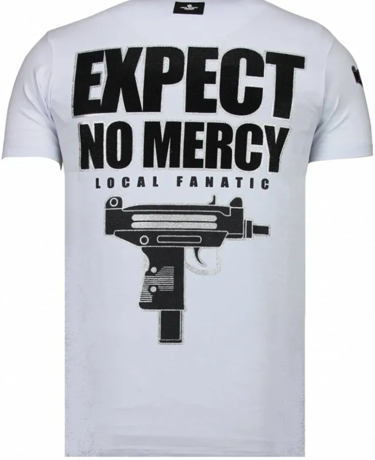 T-shirt Heren - Terror Panda - Wit