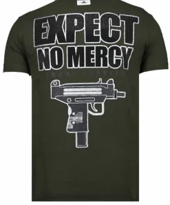 T-shirt Heren - Terror Panda - Groen