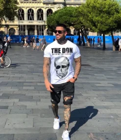 T-shirt Heren - The Don Skull - Wit