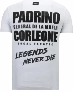 T-shirt Heren - The Don Skull - Wit