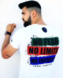 T-shirt Heren - The Joker Chaos - Wit