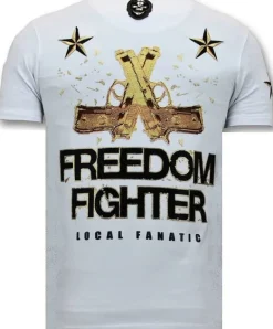 T-shirt Heren - The Rebel - Wit