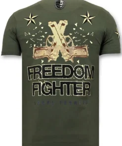 T-shirt Heren - The Rebel - Groen