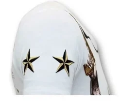 T-shirt Heren - The Rebel - Wit