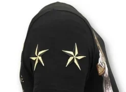 T-shirt Heren - The Rebel - Zwart