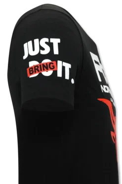 T-shirt Heren - The Rock - Zwart