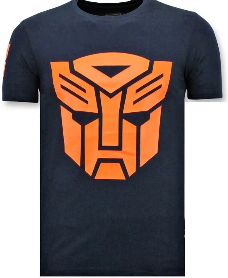 T-shirt Heren - Transformers - Blauw